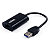 Nilox NXADAP05 Adaptador de red USB/RJ45 GIGABIT USB 3.0,  negro - 1