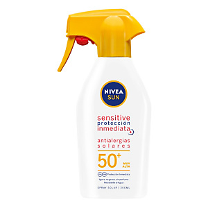 NIVEA Sensitive Protección Inmediata Antialergias Protector solar spray, FP 50+, 300 ml NIVEA Sensitive Protección Inmediata Antialergias Protector solar spray, FP 50+, 300 ml