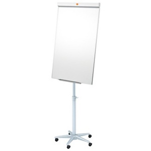 Nobo Classic Chevalet Impression Pro en acier et tableau blanc mobile - Surface magnétique - Cadre en aluminium Nobo Classic Chevalet Impression Pro en acier et tableau blanc mobile - Surface magnétique - Cadre en aluminium