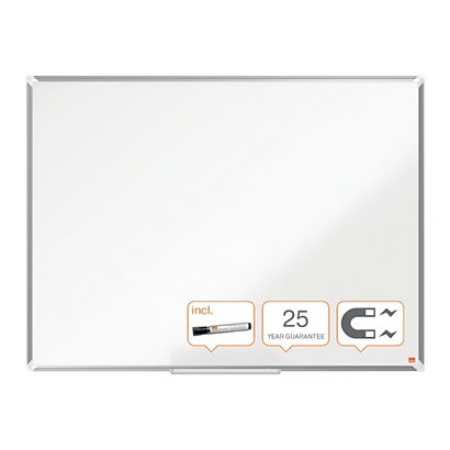 Nobo Lavagna magnetica Premium Widescreen, Superficie smaltata, Cornice in alluminio 122 x 69 cm - 1