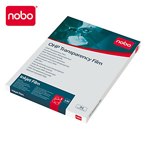 Nobo Lucidi trasparenti per stampanti InkJet - Conf. 50 fogli (confezione 50 fogli) Nobo Lucidi trasparenti per stampanti InkJet - Conf. 50 fogli (confezione 50 fogli)
