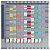 Nobo Planning Pro 12 colonnes 32 fentes fiches T1,5 - Gris - 1