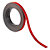 Nobo Ruban magnétique 0.5 cm X 2 m  - Rouge - 1