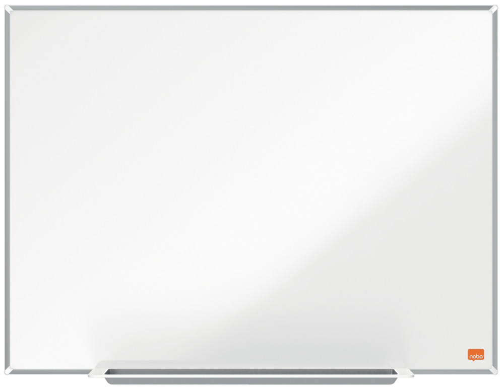 Nobo Tableau blanc laqué Nano Clean - Surface magnétique - Cadre Aluminium - L.90 x H.60 cm