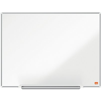 Nobo Tableau blanc laqué Nano Clean - Surface magnétique - Cadre Aluminium - L.90 x H.60 cm - 1