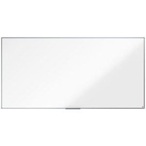 Nobo Tableau blanc émaillé Nobo Essence - Surface magnétique - Cadre Aluminium - L.240 x H.120 cm