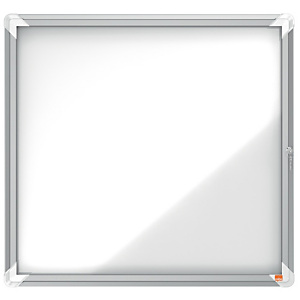Nobo Vitrina de interior con puerta batiente y fondo metálico 6 hojas A4 Nobo Vitrina de interior con puerta batiente y fondo metálico 6 hojas A4