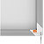 Nobo Vitrine d'intérieur Premium Plus portes coulissantes fond magnétique 15 feuilles A4  - 114 x 97 cm - 5