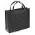 Non-woven polypropylene bag, black, 400 x 350 x 120mm, pack of 20 - 1