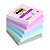 Notes repositionnables 6 couleurs Post-it Soulful 76 x 76 mm, 12 blocs - 1