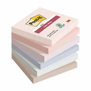 Notes repositionnables 6 couleurs Post-it Soulful 76 x 76 mm, 12 blocs Notes repositionnables 6 couleurs Post-it Soulful 76 x 76 mm, 12 blocs