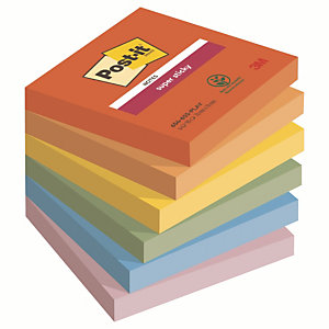 Notes repositionnables Collection Playful Post-it, 12 blocs 76 x 76 mm