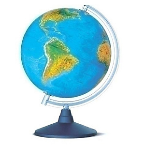 NOVA RICO Elite Esfera mapa Físico y Político con luz 26 cm.