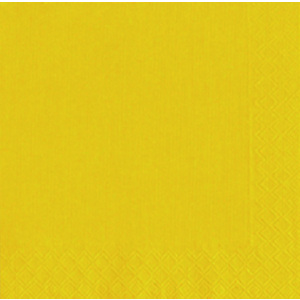 NUPIK Servilletas desechables, 2 capas, 33 cm, amarillo NUPIK Servilletas desechables, 2 capas, 33 cm, amarillo