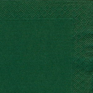 NUPIK Servilletas de papel de dos capas, desechables, 330 x 330 mm, verdes, 50 en cada pack
