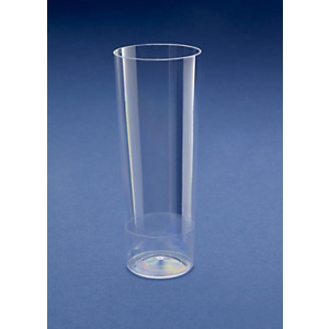 NUPIK Slim Jim Vasos de trago largo de plástico desechables de gran calidad transparentes de 300 ml 56 x 151 mm, paquete de 10 NUPIK Slim Jim Vasos de trago largo de plástico desechables de gran calidad transparentes de 300 ml 56 x 151 mm, paquete de 10