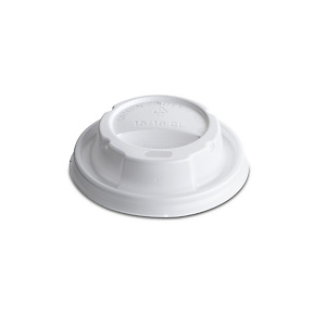 NUPIK Tapas de viaje para vasos de papel con orificio, blancas, paquete de 100 NUPIK Tapas de viaje para vasos de papel con orificio, blancas, paquete de 100
