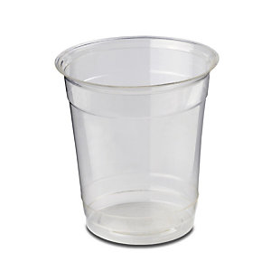 NUPIK Vaso de plástico desechable 25 ml transparente, paquete de 50