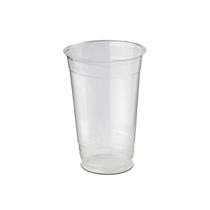 NUPIK Vaso de plástico desechable 330 ml transparente, paquete de 50 NUPIK Vaso de plástico desechable 330 ml transparente, paquete de 50