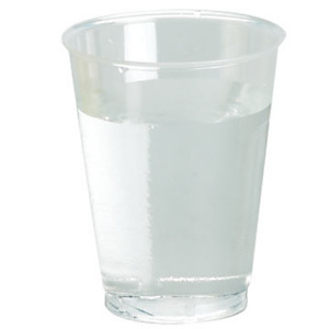 NUPIK Vaso de plástico transparente de 250 ml NUPIK Vaso de plástico transparente de 250 ml