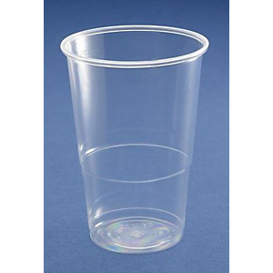 NUPIK Vasos de plástico reciclable transparente de 330 ml 79 x 110 mm NUPIK Vasos de plástico reciclable transparente de 330 ml 79 x 110 mm