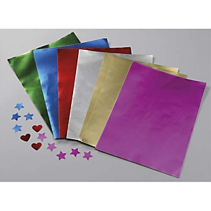 O COLOR O'COLOR Ramette 100 feuilles métallisées 1 face, format A4, couleurs or, Rouge, Rose, argent, Vert, Bleu O COLOR O'COLOR Ramette 100 feuilles métallisées 1 face, format A4, couleurs or, Rouge, Rose, argent, Vert, Bleu
