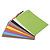O COLOR Sachet de 10 feuilles de caoutchouc, format 20x30 cm, couleurs assorties - 1