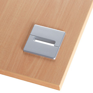 Obturateur Actual L. 80 x P. 80 mm Aluminium Obturateur Actual L. 80 x P. 80 mm Aluminium
