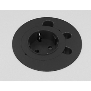 Obturateur VersaDot avec prise électrique et câble d’alimentation 2m – Diamètre 68 mm - Noir Obturateur VersaDot avec prise électrique et câble d’alimentation 2m – Diamètre 68 mm - Noir