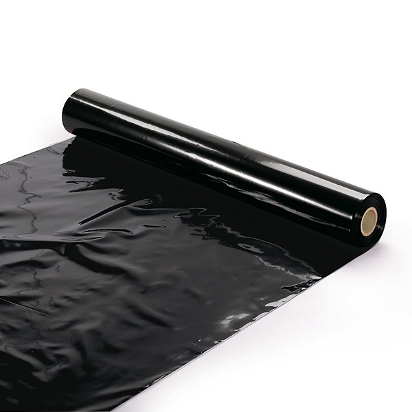 Ochranná fólie z LDPE šířka 3000mm, délka 84m, černá, ze 100% recylovaná, tloušťka 150µm - 5