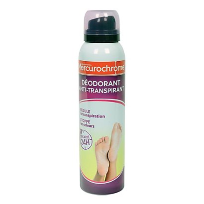 Déodorant anti-transpirant pour les pieds  Mercurochrome, 150 ml - 1