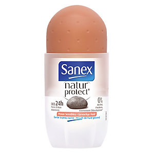 Déodorant bille Sanex Natur Protect peaux sensibles, le flacon de 50 ml