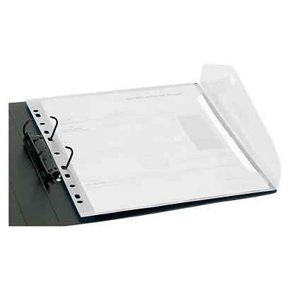 office box Sobre con cierre V-Lock, A4 vertical con tira taladrada, cristal - 1