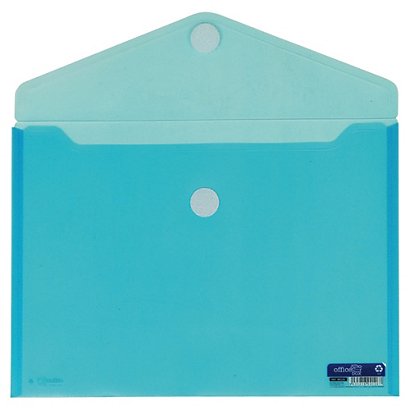 office box Sobre con cierre V-Lock, Folio apaisado, azul - 1