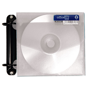 office box Sobres para CDs con tira taladrada para archivar, cristal office box Sobres para CDs con tira taladrada para archivar, cristal