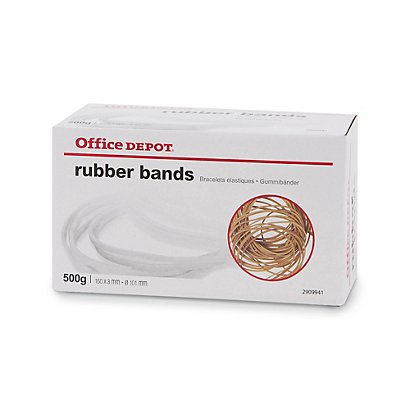 Office Depot® rubber bands, 500g - 1