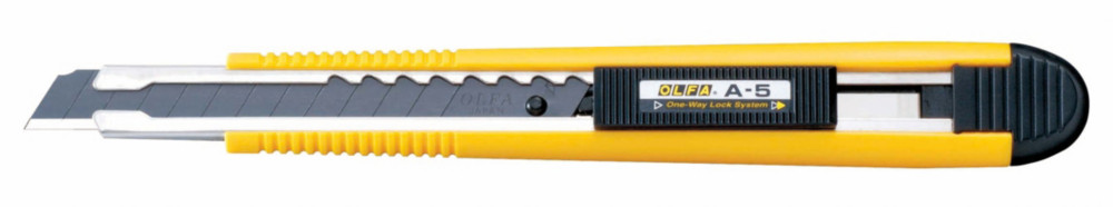 Olfa Cutter professionnel A5 - Lame 9 mm