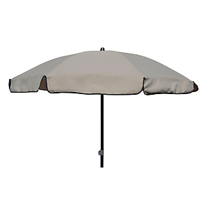Ombrellone rotondo, Fusto grigio antracite, ø 2 m, Sabbia Ombrellone rotondo, Fusto grigio antracite, ø 2 m, Sabbia