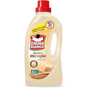 OMINO BIANCO Detersivo liquido per lavatrice, Cuore di Marsiglia, 30 lavaggi, Flacone 1,5 l OMINO BIANCO Detersivo liquido per lavatrice, Cuore di Marsiglia, 30 lavaggi, Flacone 1,5 l