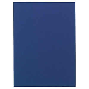 Omslag voor bindmachines Fellowes karton met lederrelief blauw