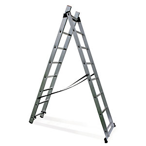 Omvormbare ladder 2-delige 2 x 8 treden HAILO