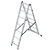 Omvormbare ladder 2-delige HAILO 2 x 7 treden - 1