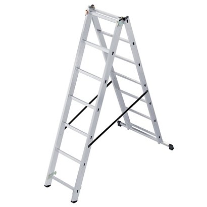 Omvormbare ladder 2-delige HAILO 2 x 7 treden