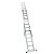 Omvormbare ladder 3-delige HAILO 3 x 8 treden - 2