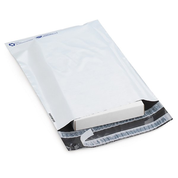 Ondoorzichtige plastic envelop met retoursluiting 49 x 39 cm - 2