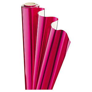 Opruiming: fuchsia gemetalliseerde geschenkfolie Opruiming: fuchsia gemetalliseerde geschenkfolie