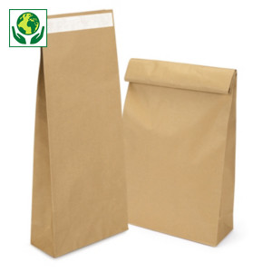 Opruiming: Papieren zak hoogresistente kwaliteit met zelfklevende sluiting