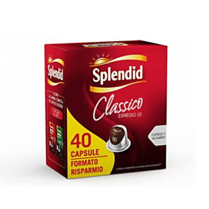 L'OR Capsule per per caffè Espresso Splendid Classico, Compatibili Nespresso ®* (confezione 40 capsule) L'OR Capsule per per caffè Espresso Splendid Classico, Compatibili Nespresso ®* (confezione 40 capsule)