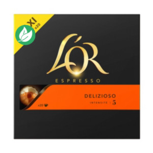 L'OR Espresso Café Delizioso -  intensité : 5 - boîte de 20 capsules