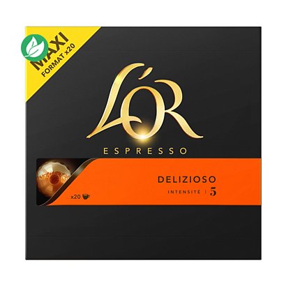 L'OR Espresso Café Delizioso -  intensité : 5 - boîte de 20 capsules - 1